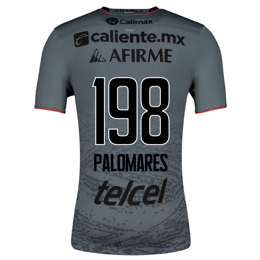 Herren Fußball Ramón Palomares #198 Grau Auswärtstrikot Trikot 2023/24 T-Shirt Luxemburg
