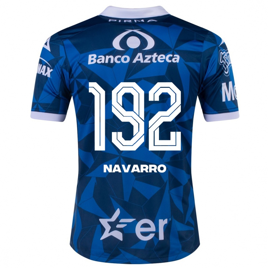Herren Fußball Eduardo Navarro #192 Blau Auswärtstrikot Trikot 2023/24 T-Shirt Luxemburg