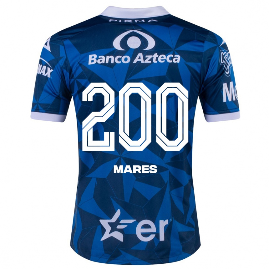 Herren Fußball Cristian Mares #200 Blau Auswärtstrikot Trikot 2023/24 T-Shirt Luxemburg