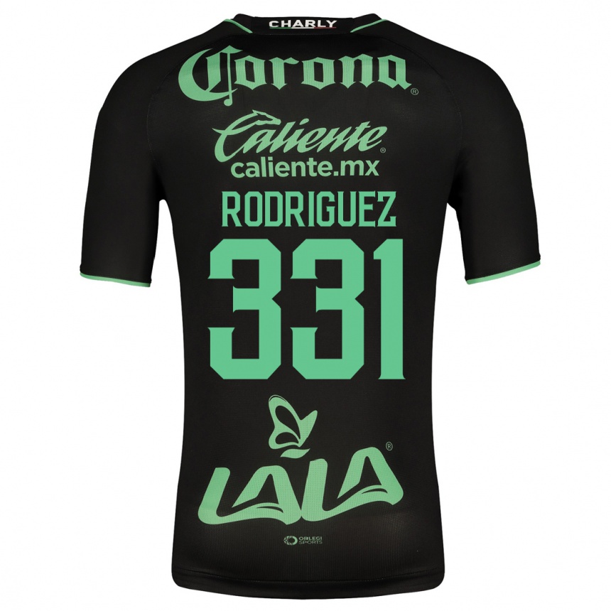 Herren Fußball Juan Rodríguez #331 Schwarz Auswärtstrikot Trikot 2023/24 T-Shirt Luxemburg