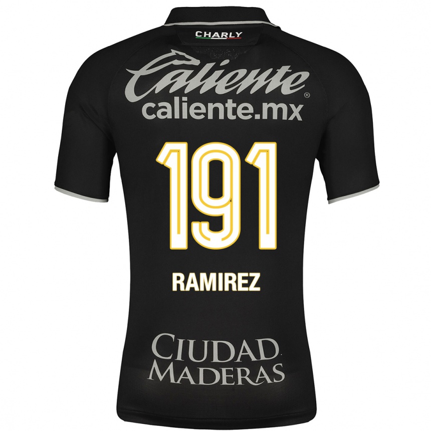 Herren Fußball Ian Ramírez #191 Schwarz Auswärtstrikot Trikot 2023/24 T-Shirt Luxemburg
