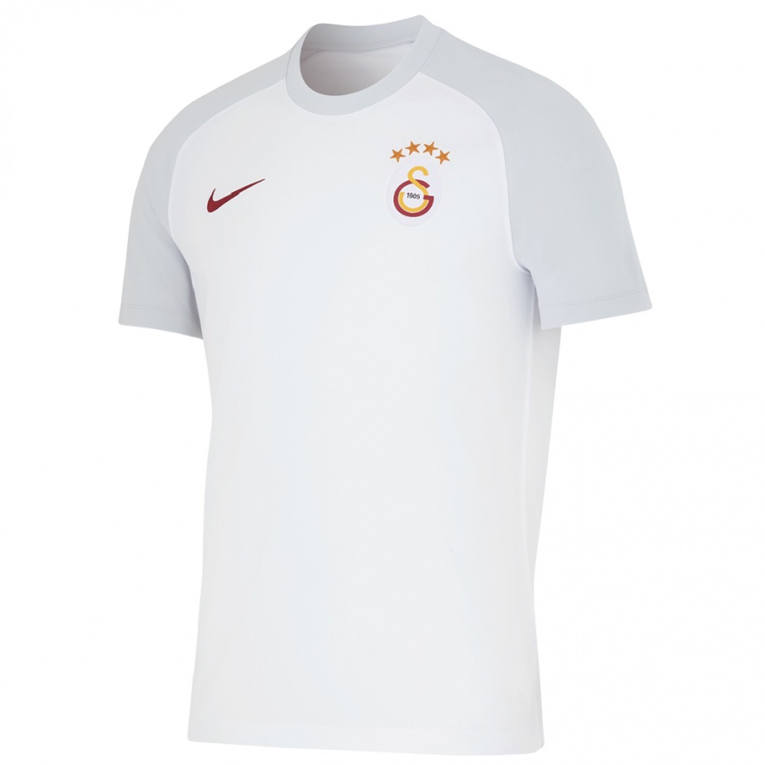 Herren Fußball Eda Karataş #5 Weiß Auswärtstrikot Trikot 2023/24 T-Shirt Luxemburg