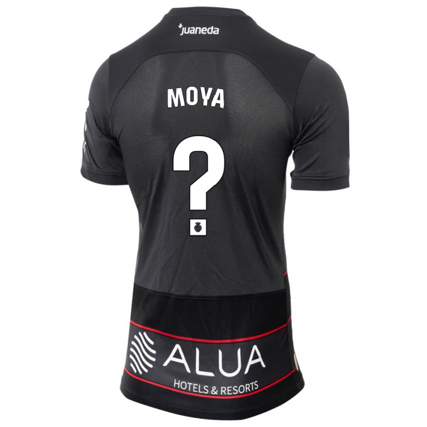 Herren Fußball Pablo Moyá #0 Schwarz Auswärtstrikot Trikot 2023/24 T-Shirt Luxemburg