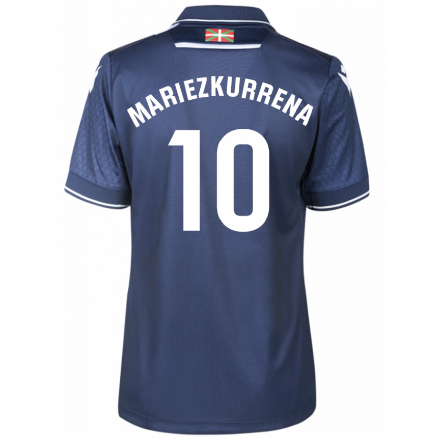 Herren Fußball Arkaitz Mariezkurrena #10 Marine Auswärtstrikot Trikot 2023/24 T-Shirt Luxemburg
