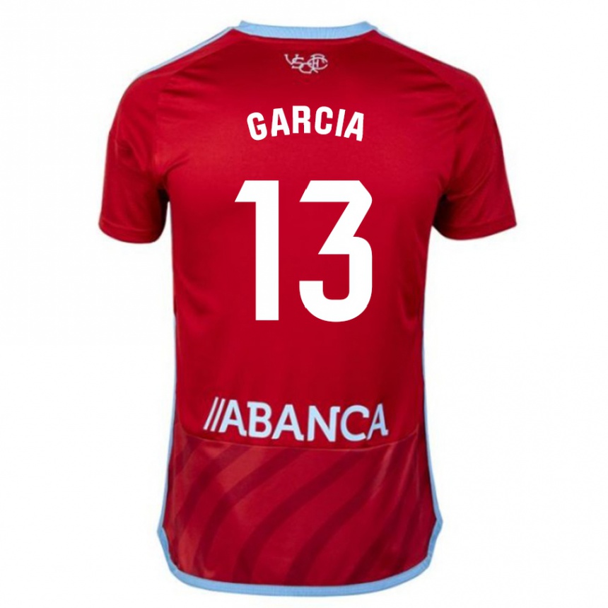 Herren Fußball Raúl García #13 Rot Auswärtstrikot Trikot 2023/24 T-Shirt Luxemburg