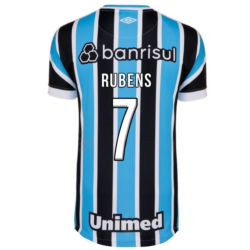 Damen Fußball Rubens #7 Blau Heimtrikot Trikot 2023/24 T-Shirt Luxemburg