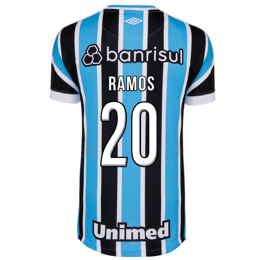 Damen Fußball Mónica Ramos #20 Blau Heimtrikot Trikot 2023/24 T-Shirt Luxemburg