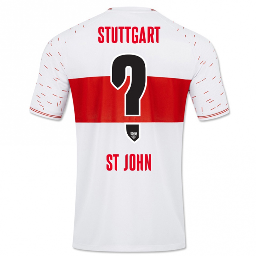 Damen Fußball Rawley St. John #0 Weiß Heimtrikot Trikot 2023/24 T-Shirt Luxemburg