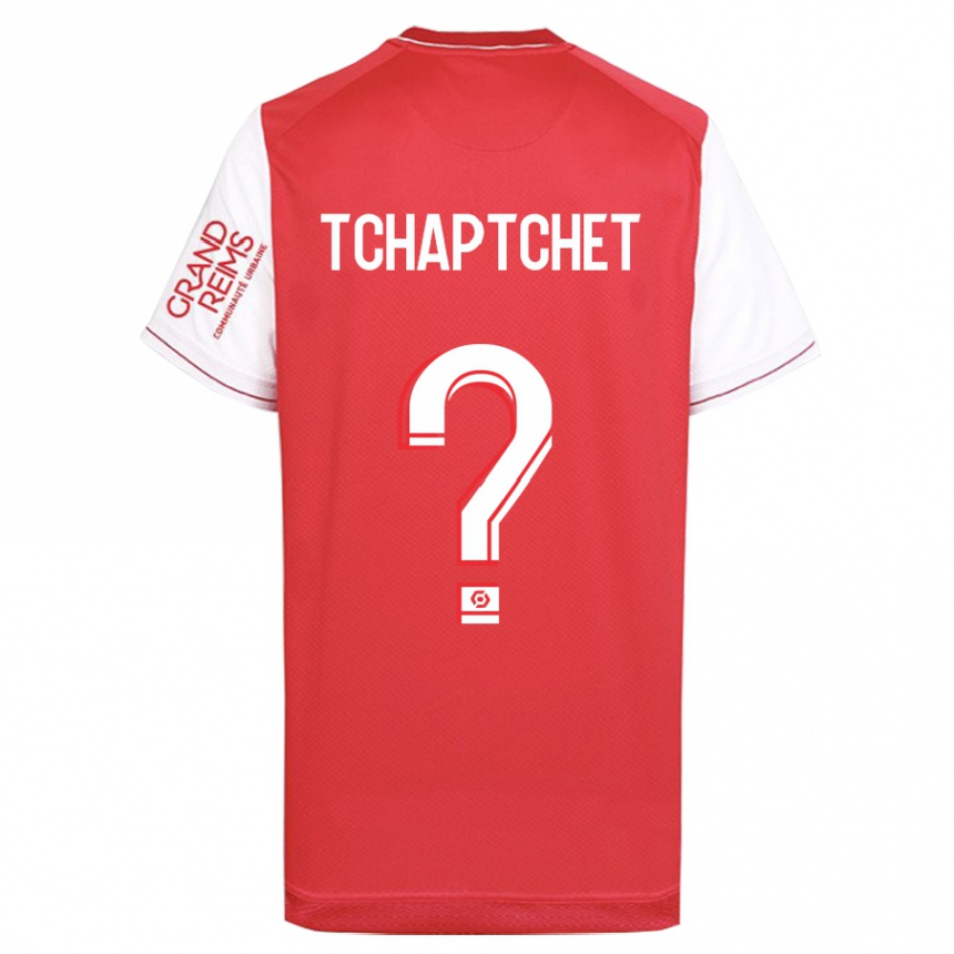 Damen Fußball Arthur Tchaptchet #0 Rot Heimtrikot Trikot 2023/24 T-Shirt Luxemburg