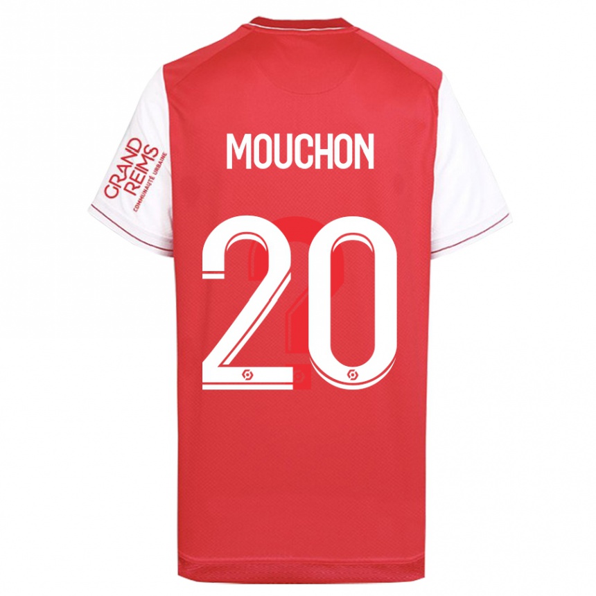 Damen Fußball Noemie Mouchon #20 Rot Heimtrikot Trikot 2023/24 T-Shirt Luxemburg