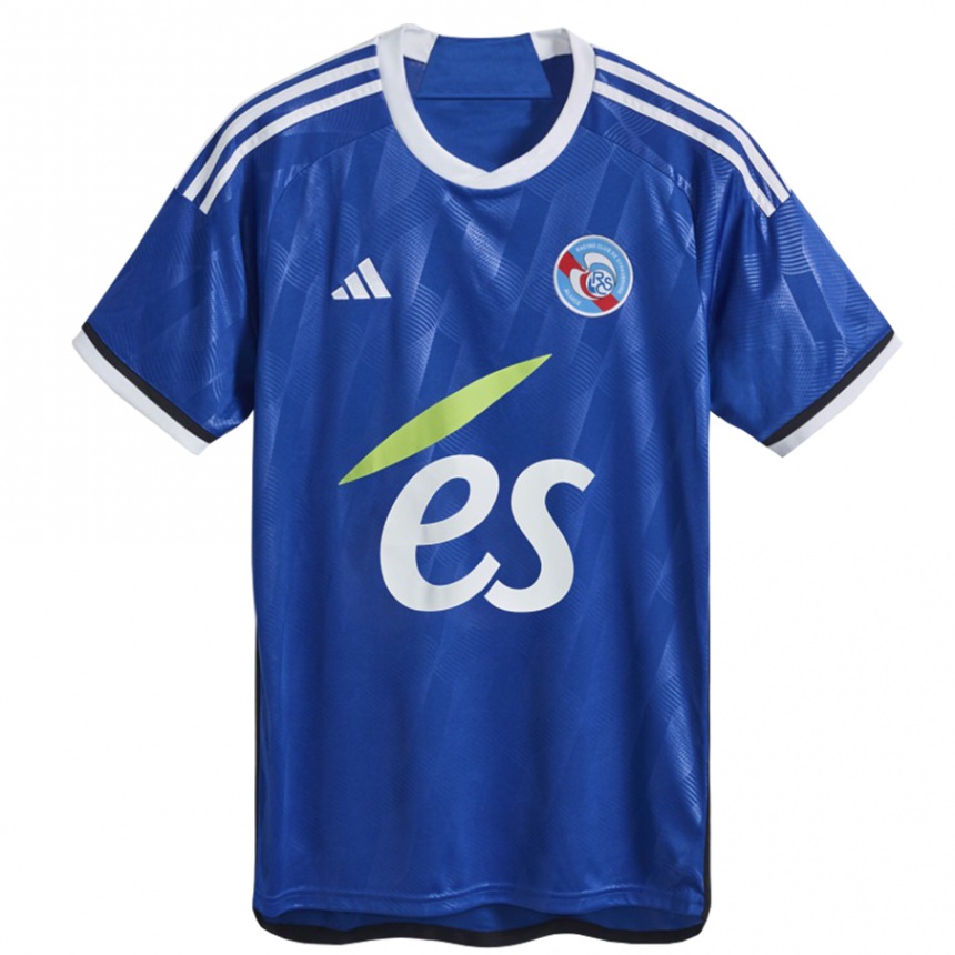 Damen Fußball Kévin Gameiro #9 Blau Heimtrikot Trikot 2023/24 T-Shirt Luxemburg