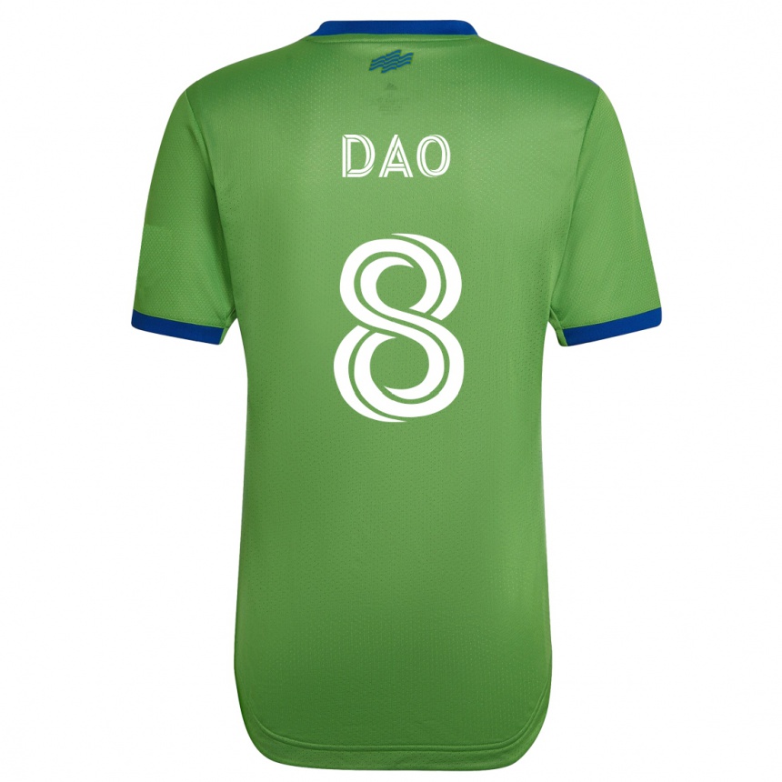 Damen Fußball Kaylee Dao #8 Grün Heimtrikot Trikot 2023/24 T-Shirt Luxemburg