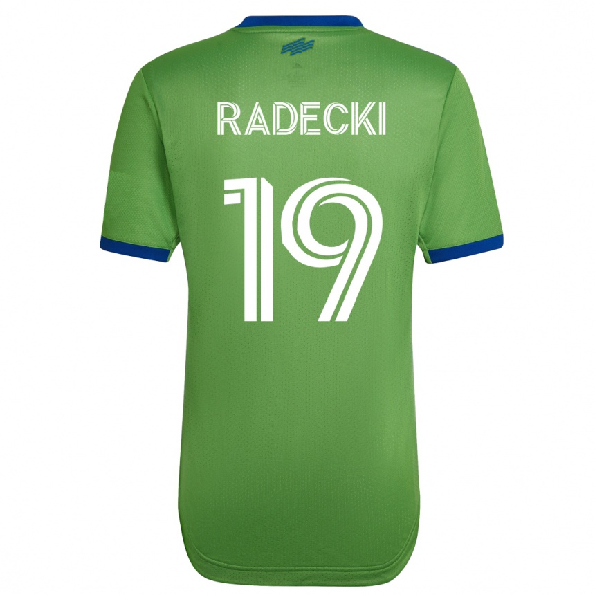 Damen Fußball Taylor Radecki #19 Grün Heimtrikot Trikot 2023/24 T-Shirt Luxemburg