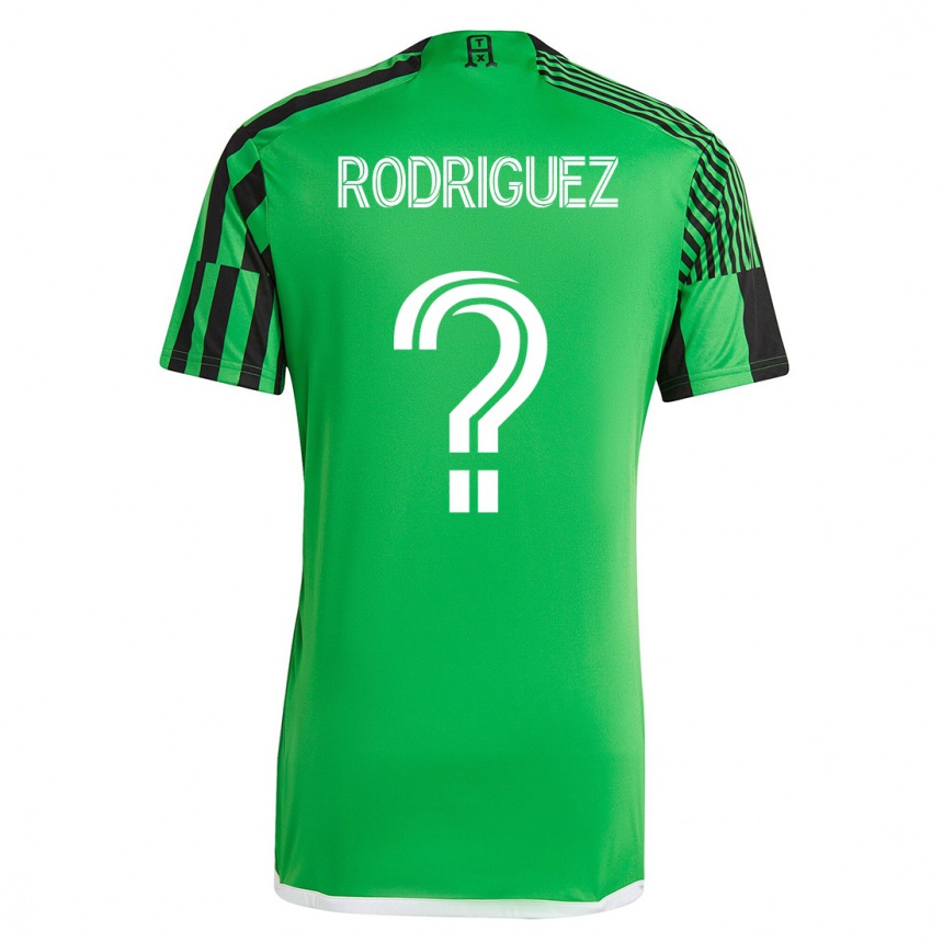 Damen Fußball David Rodríguez #0 Grün Schwarz Heimtrikot Trikot 2023/24 T-Shirt Luxemburg