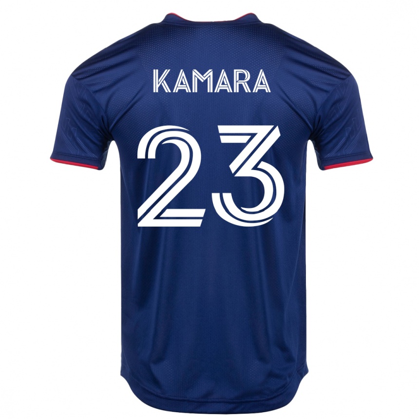 Damen Fußball Kei Kamara #23 Marine Heimtrikot Trikot 2023/24 T-Shirt Luxemburg