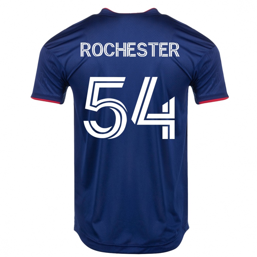 Damen Fußball Lamonth Rochester #54 Marine Heimtrikot Trikot 2023/24 T-Shirt Luxemburg