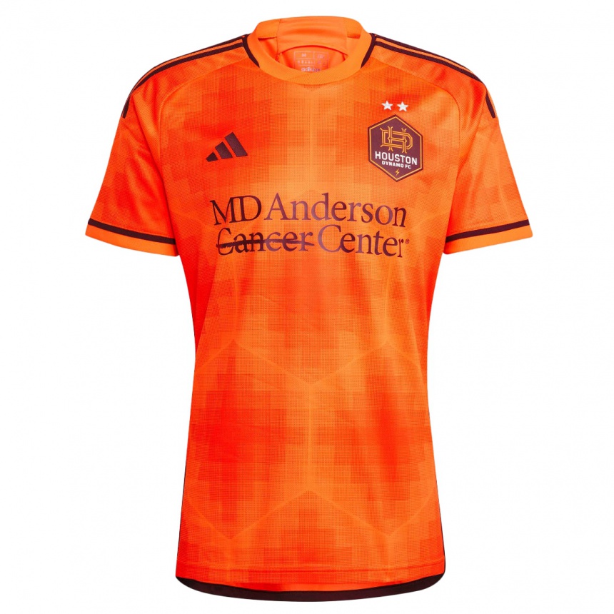 Damen Fußball Michael Nelson #0 Orangefarben Heimtrikot Trikot 2023/24 T-Shirt Luxemburg