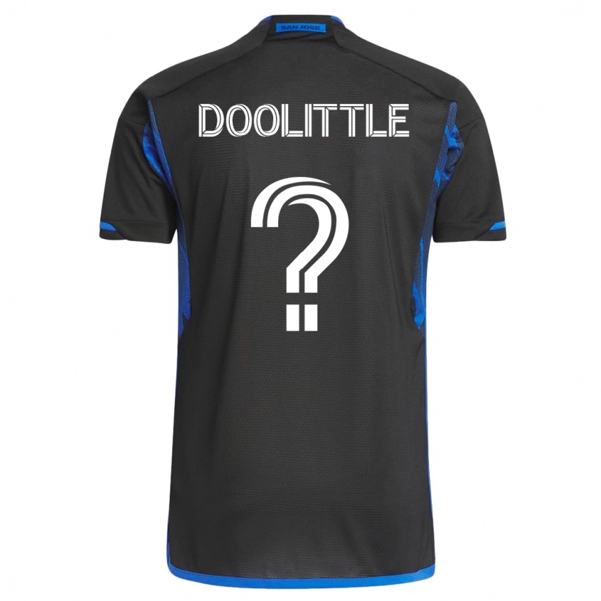 Damen Fußball Brooks Doolittle #0 Blau Schwarz Heimtrikot Trikot 2023/24 T-Shirt Luxemburg