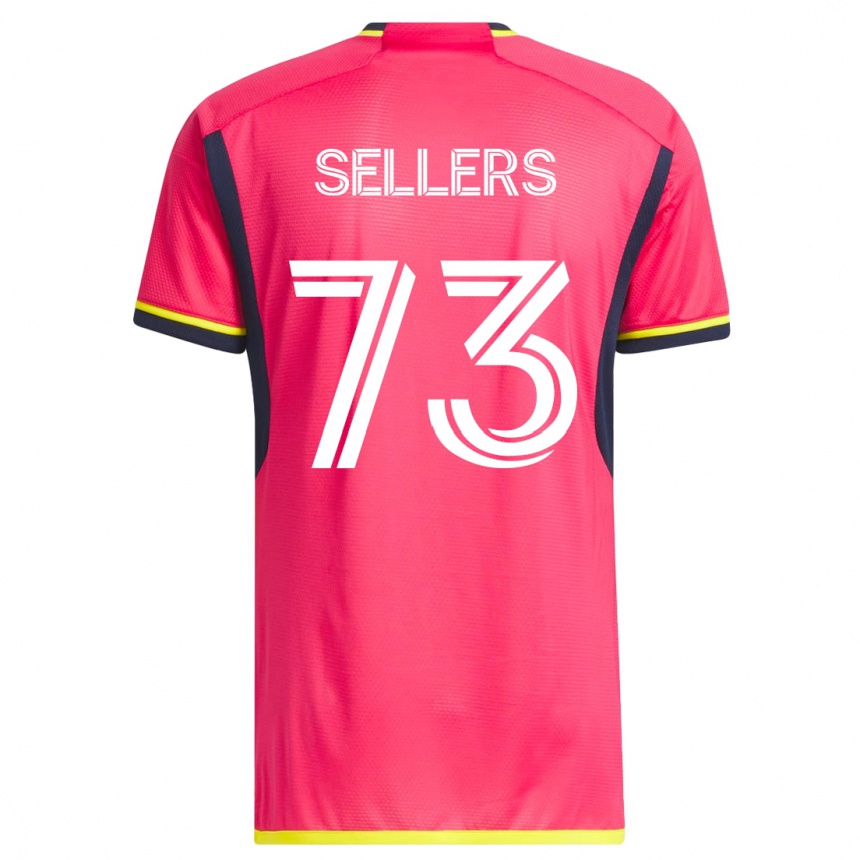 Damen Fußball Braydon Sellers #73 Rosa Heimtrikot Trikot 2023/24 T-Shirt Luxemburg