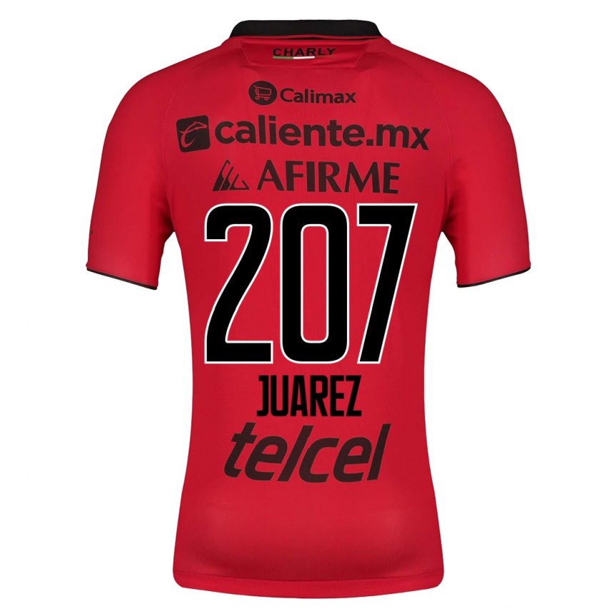 Damen Fußball José Juárez #207 Rot Heimtrikot Trikot 2023/24 T-Shirt Luxemburg
