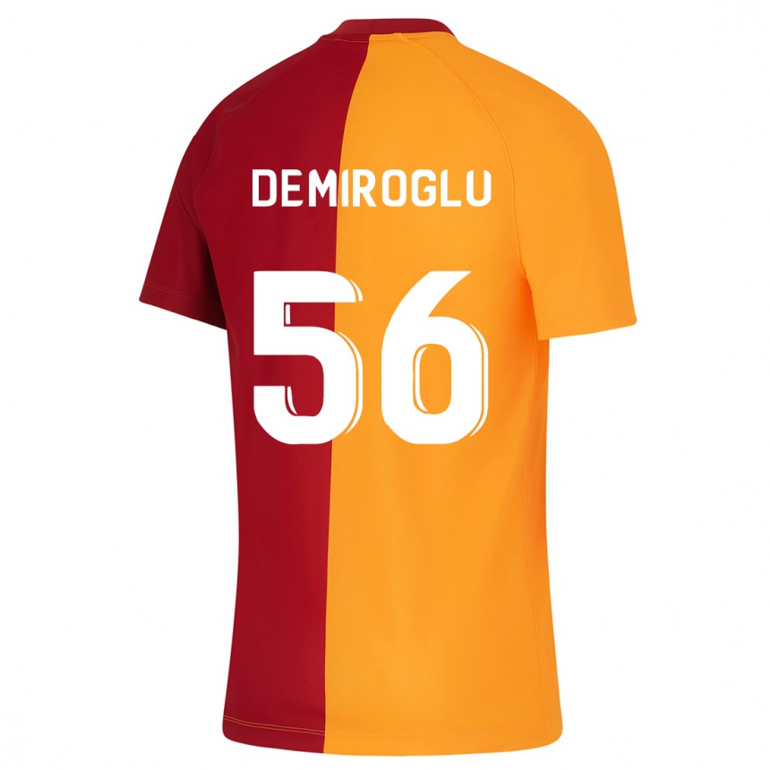 Damen Fußball Baran Demiroğlu #56 Orangefarben Heimtrikot Trikot 2023/24 T-Shirt Luxemburg