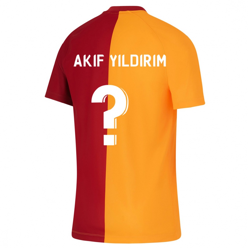 Damen Fußball Mehmet Akif Yıldırım #0 Orangefarben Heimtrikot Trikot 2023/24 T-Shirt Luxemburg
