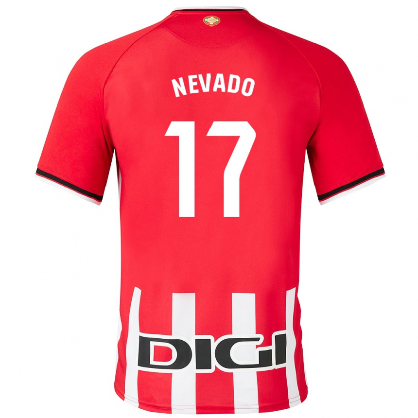 Damen Fußball Nerea Nevado Gómez #17 Rot Heimtrikot Trikot 2023/24 T-Shirt Luxemburg