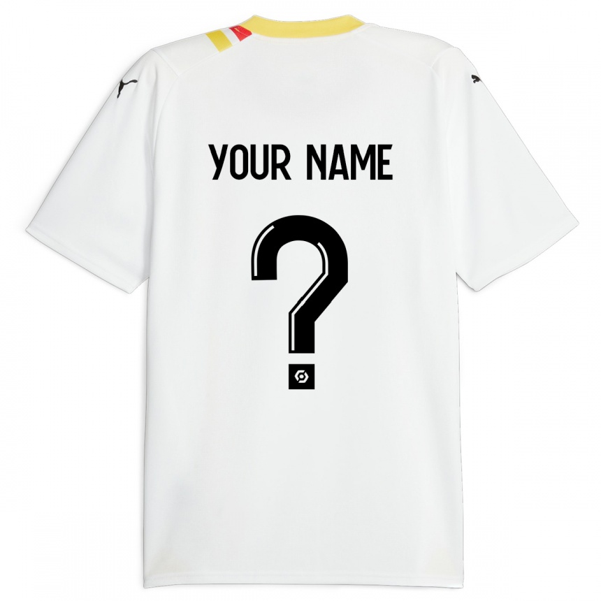 Damen Fußball Ihren Namen #0 Schwarz Auswärtstrikot Trikot 2023/24 T-Shirt Luxemburg