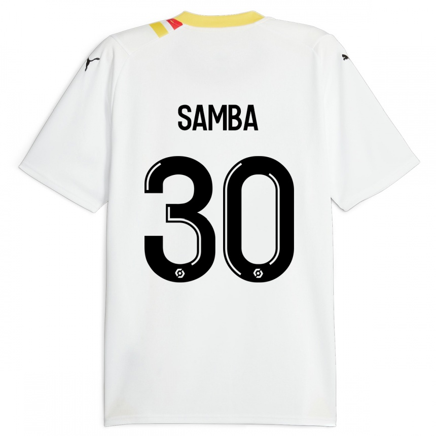 Damen Fußball Brice Samba #30 Schwarz Auswärtstrikot Trikot 2023/24 T-Shirt Luxemburg