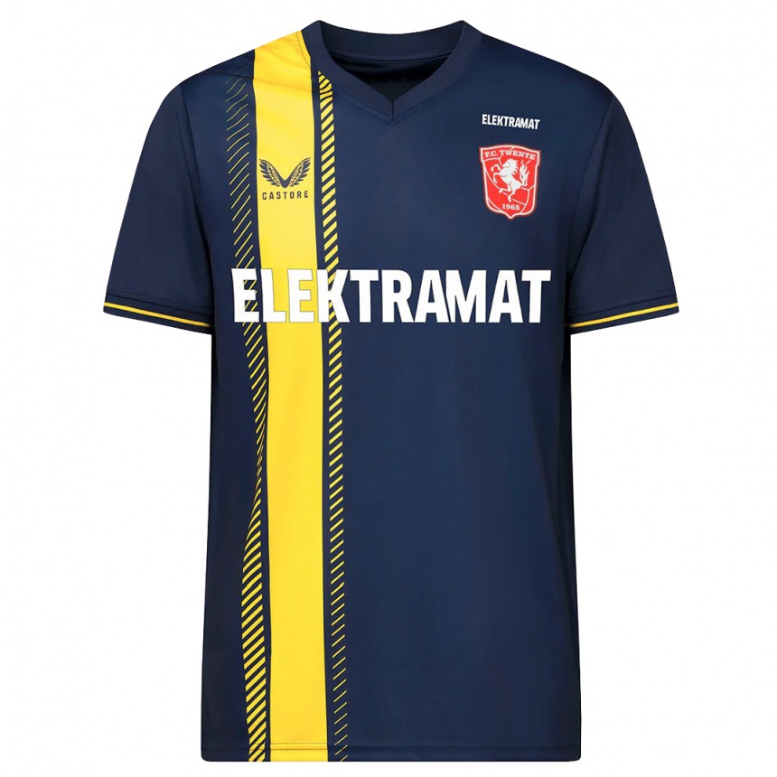 Damen Fußball Mathias Kjølø #4 Marine Auswärtstrikot Trikot 2023/24 T-Shirt Luxemburg