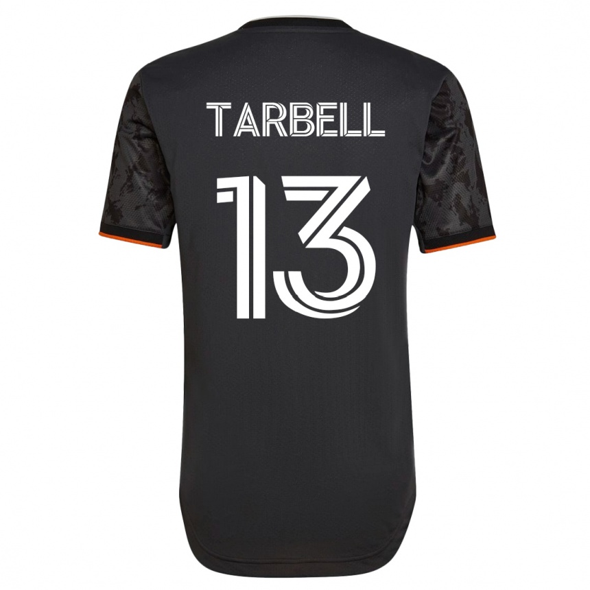 Damen Fußball Andrew Tarbell #13 Schwarz Auswärtstrikot Trikot 2023/24 T-Shirt Luxemburg