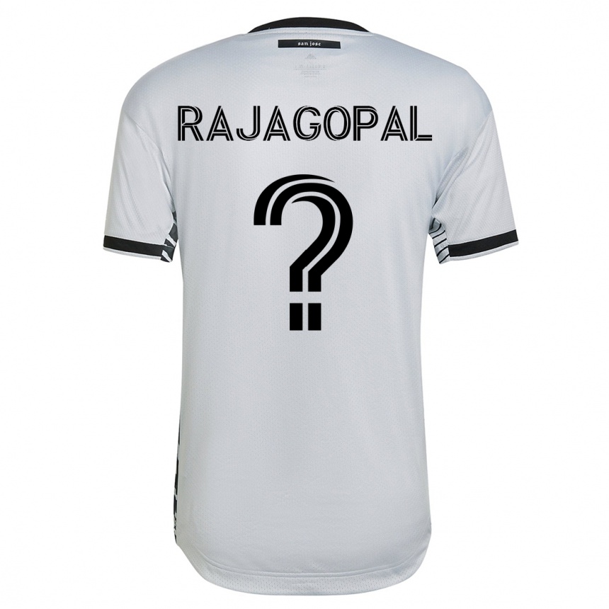 Damen Fußball Rohan Rajagopal #0 Weiß Auswärtstrikot Trikot 2023/24 T-Shirt Luxemburg