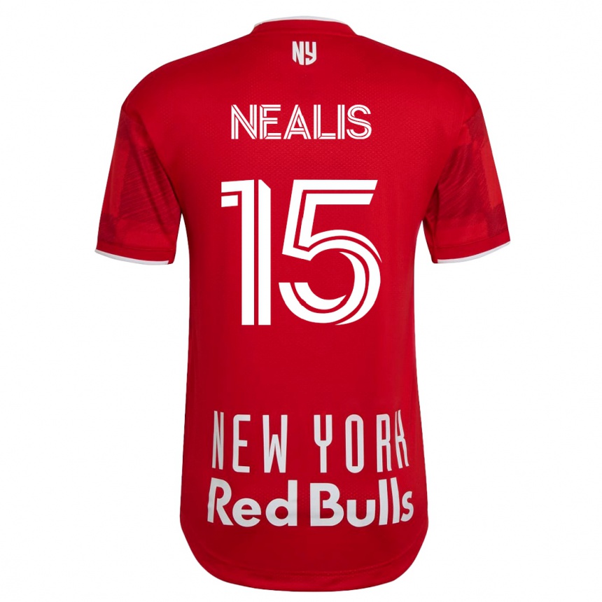 Damen Fußball Sean Nealis #15 Beige-Gold Auswärtstrikot Trikot 2023/24 T-Shirt Luxemburg