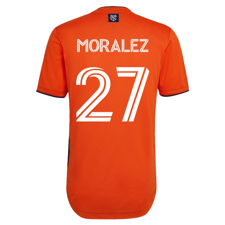 Damen Fußball Maxi Moralez #27 Schwarz Auswärtstrikot Trikot 2023/24 T-Shirt Luxemburg
