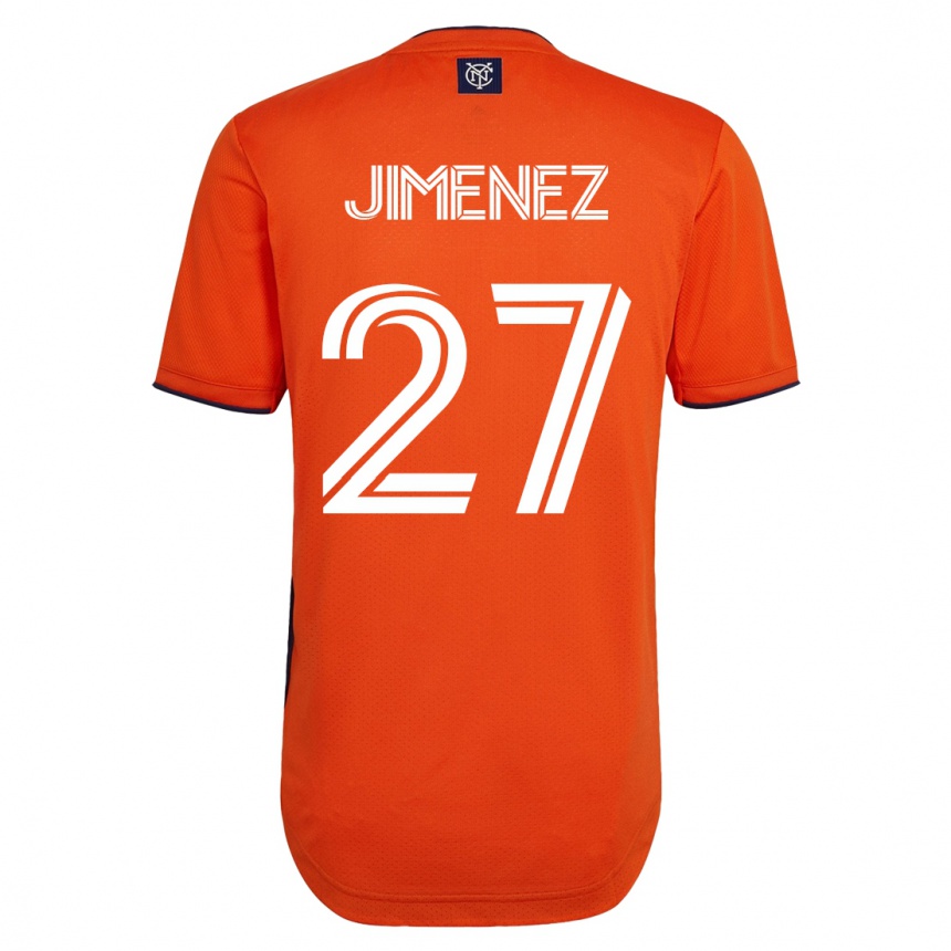 Damen Fußball Jonathan Jiménez #27 Schwarz Auswärtstrikot Trikot 2023/24 T-Shirt Luxemburg