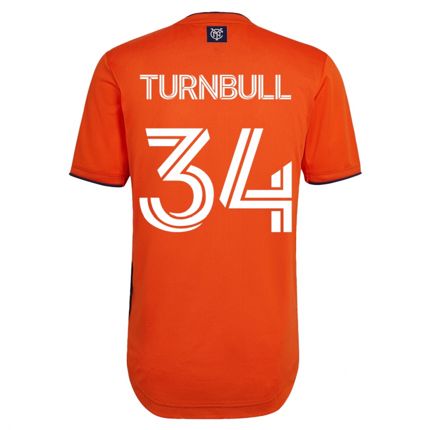 Damen Fußball Stephen Turnbull #34 Schwarz Auswärtstrikot Trikot 2023/24 T-Shirt Luxemburg
