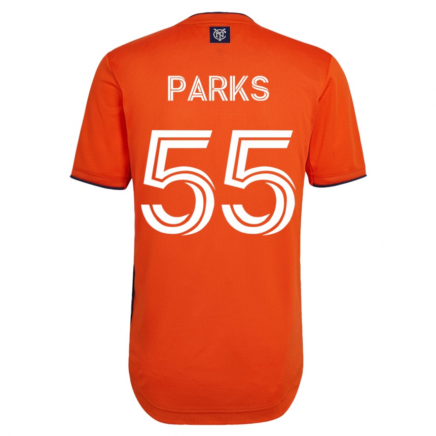 Damen Fußball Keaton Parks #55 Schwarz Auswärtstrikot Trikot 2023/24 T-Shirt Luxemburg