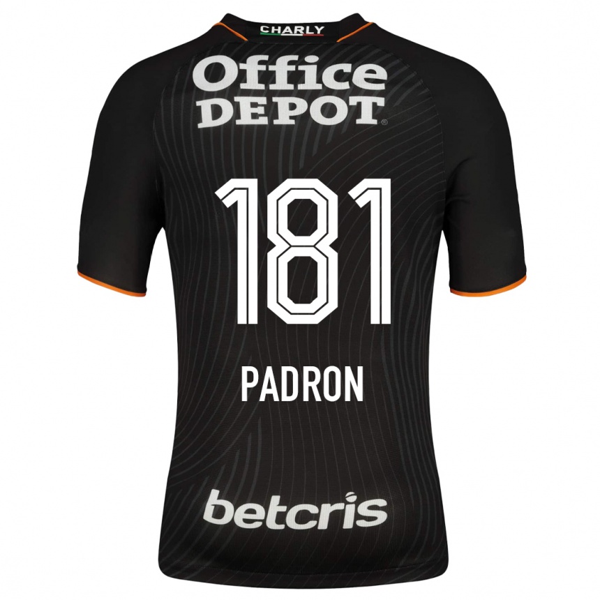 Damen Fußball Romeo Padrón #181 Schwarz Auswärtstrikot Trikot 2023/24 T-Shirt Luxemburg