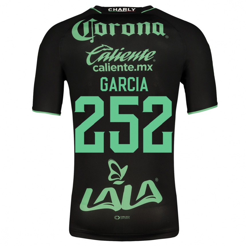 Damen Fußball Kevin García #252 Schwarz Auswärtstrikot Trikot 2023/24 T-Shirt Luxemburg