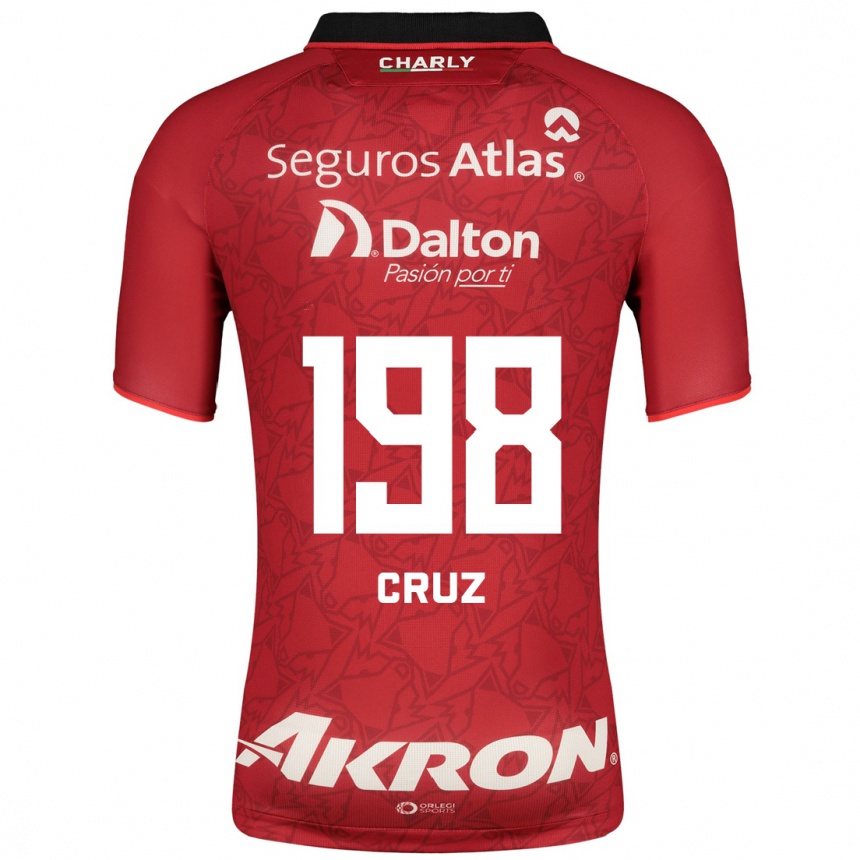Damen Fußball Carlos Cruz #198 Rot Auswärtstrikot Trikot 2023/24 T-Shirt Luxemburg
