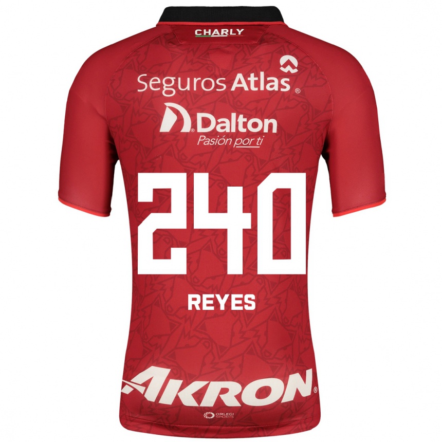 Damen Fußball Óscar Reyes #240 Rot Auswärtstrikot Trikot 2023/24 T-Shirt Luxemburg