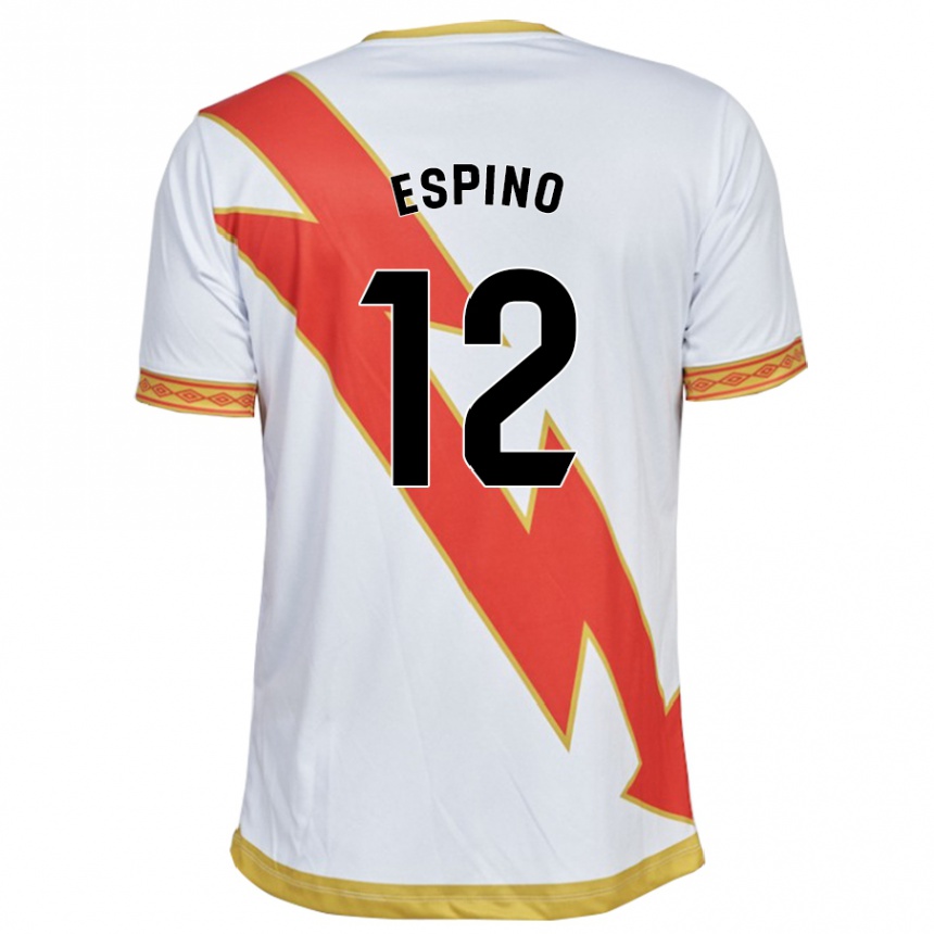 Kinder Fußball Alfonso Espino #12 Weiß Heimtrikot Trikot 2023/24 T-Shirt Luxemburg