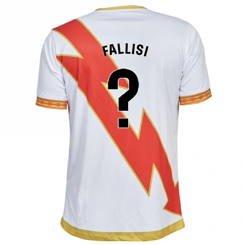 Kinder Fußball Alessandro Fallisi #0 Weiß Heimtrikot Trikot 2023/24 T-Shirt Luxemburg