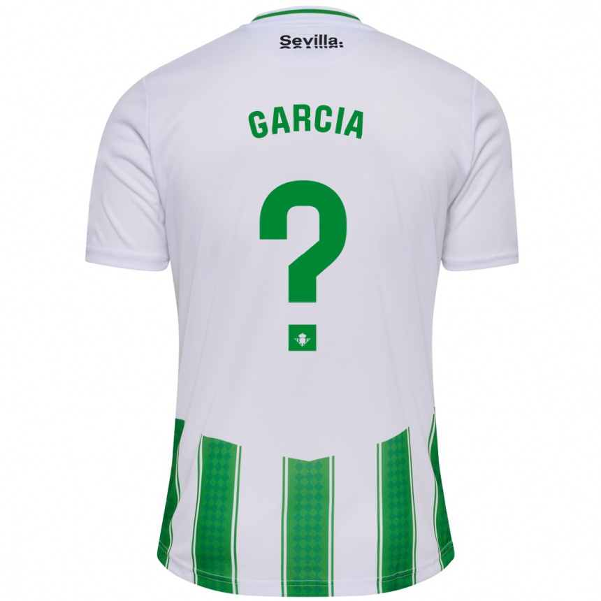 Kinder Fußball Pablo García #0 Weiß Heimtrikot Trikot 2023/24 T-Shirt Luxemburg