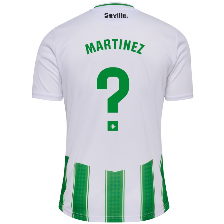 Kinder Fußball Pablo Martínez #0 Weiß Heimtrikot Trikot 2023/24 T-Shirt Luxemburg