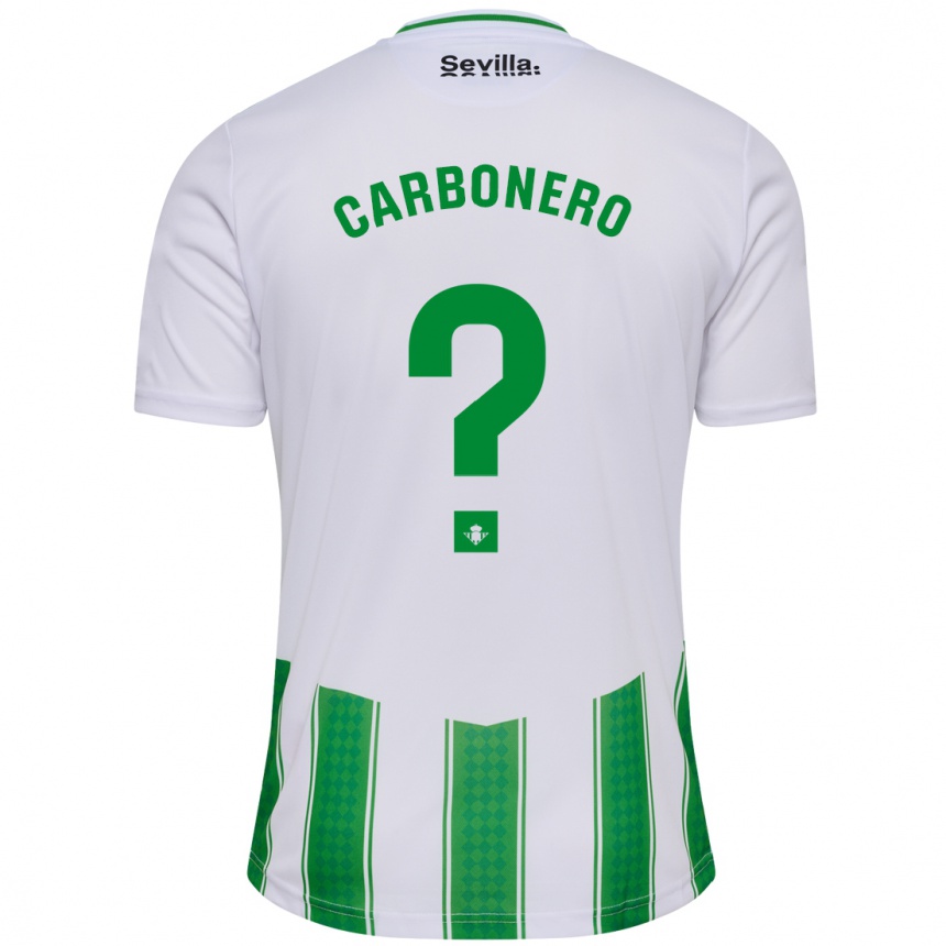 Kinder Fußball Marco Carbonero #0 Weiß Heimtrikot Trikot 2023/24 T-Shirt Luxemburg