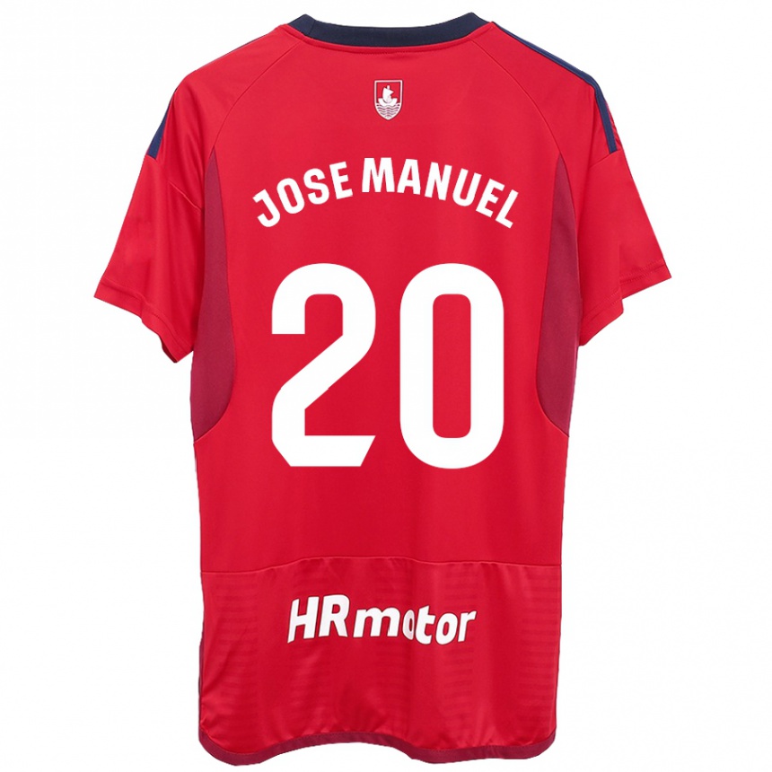 Kinder Fußball José Manuel Arnáiz #20 Rot Heimtrikot Trikot 2023/24 T-Shirt Luxemburg