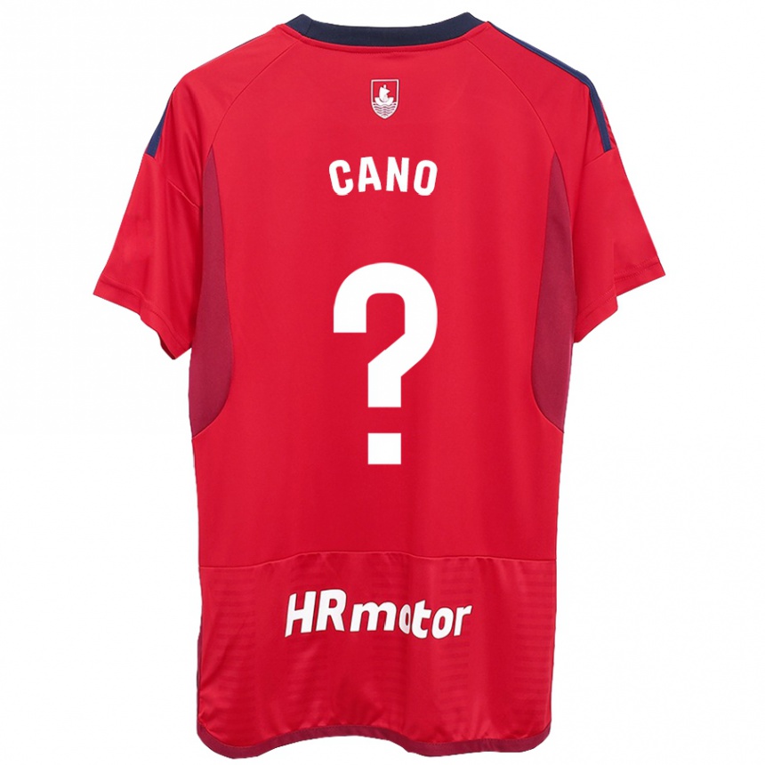 Kinder Fußball Javi Caño #0 Rot Heimtrikot Trikot 2023/24 T-Shirt Luxemburg