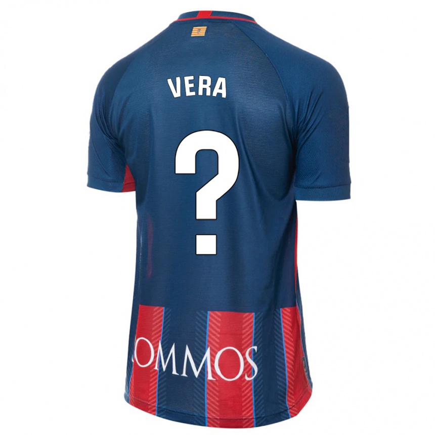 Kinder Fußball Ángel Vera #0 Marine Heimtrikot Trikot 2023/24 T-Shirt Luxemburg