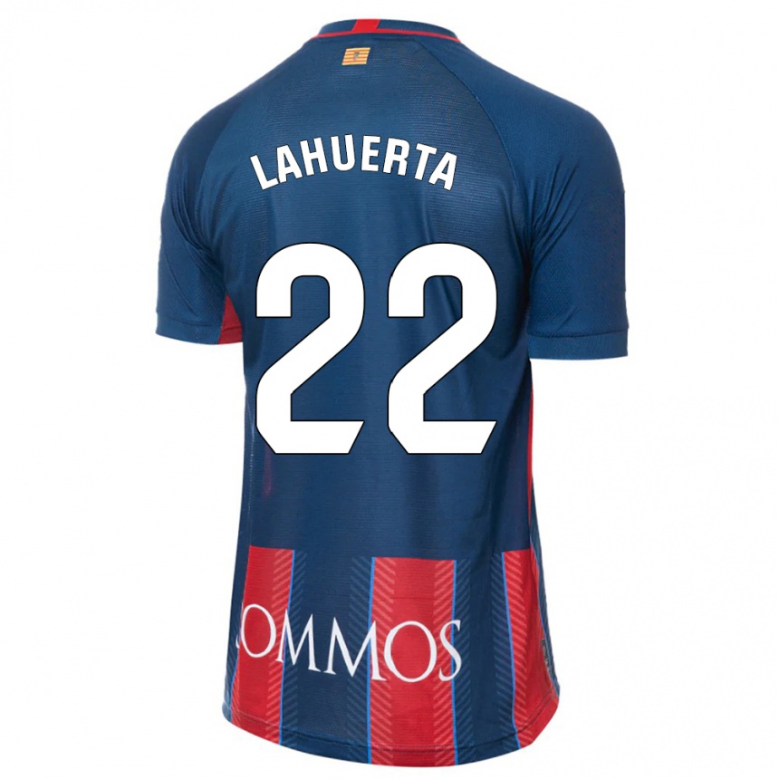 Kinder Fußball Gema Lahuerta #22 Marine Heimtrikot Trikot 2023/24 T-Shirt Luxemburg